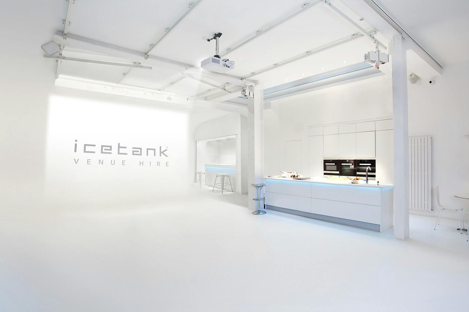 Icetank is a truly unique and versatile blank canvas venue, blending state-of-the-art facilities with a prime Central London location.