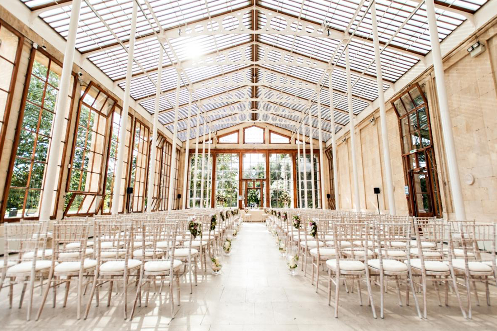Mark your special occasion surrounded by botanical gardens at Kew.
