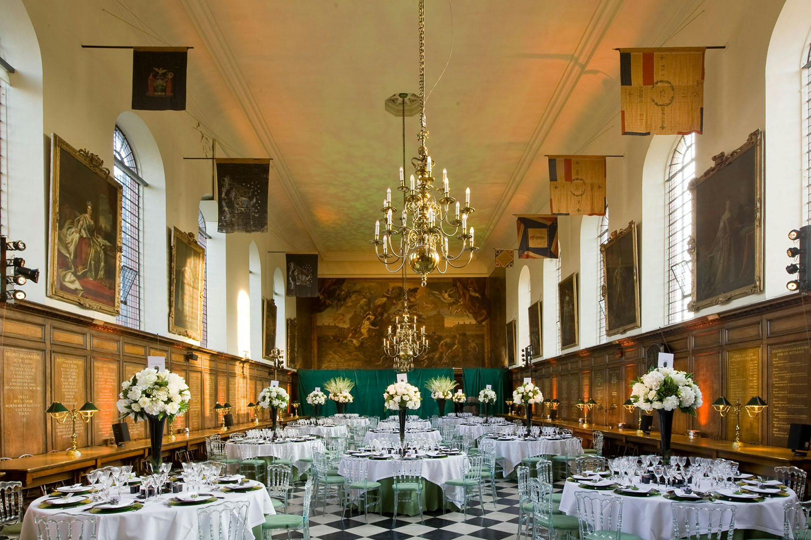 Dine within the great halls of the Royal Hospital Chelsea.